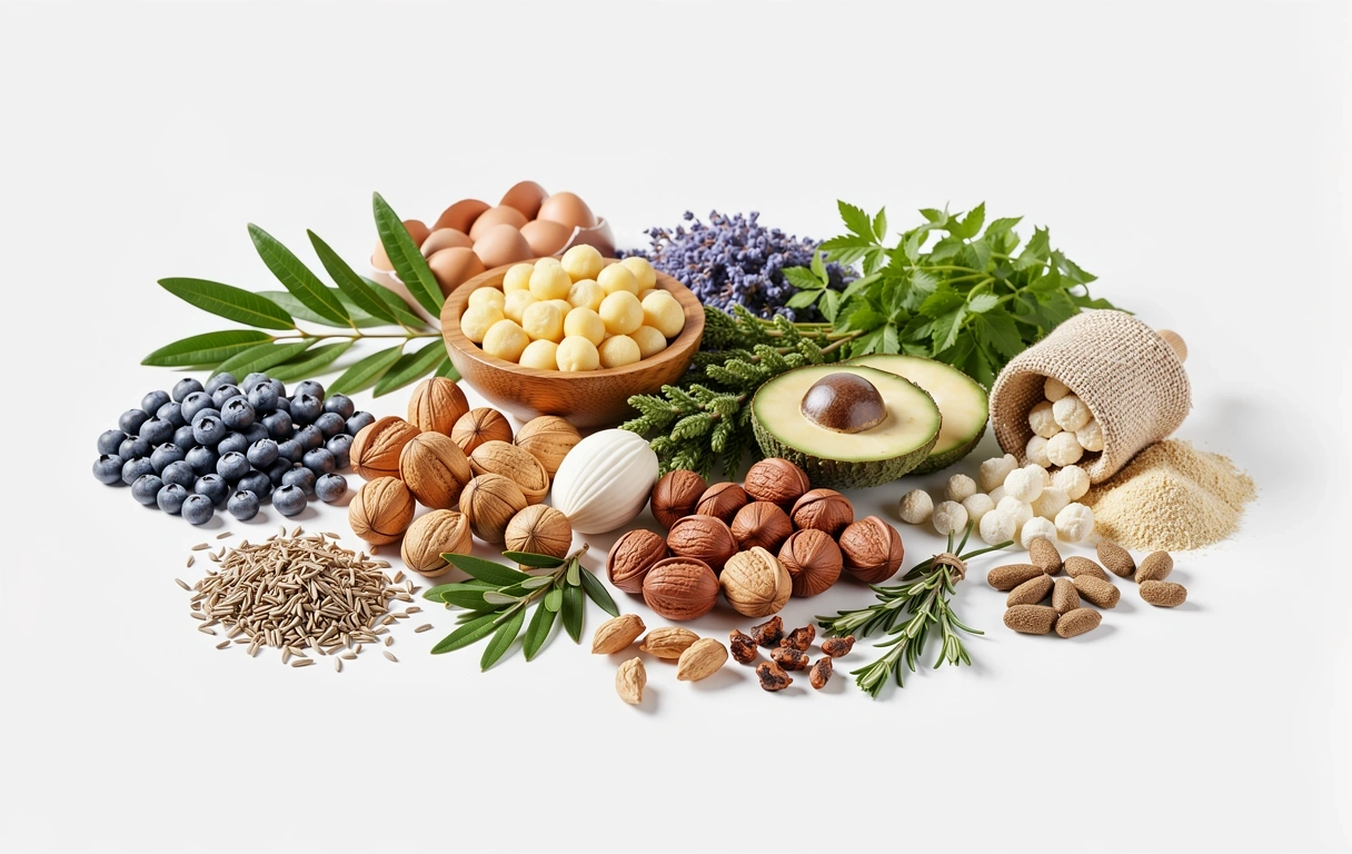 Natural ingredients for men's wellness